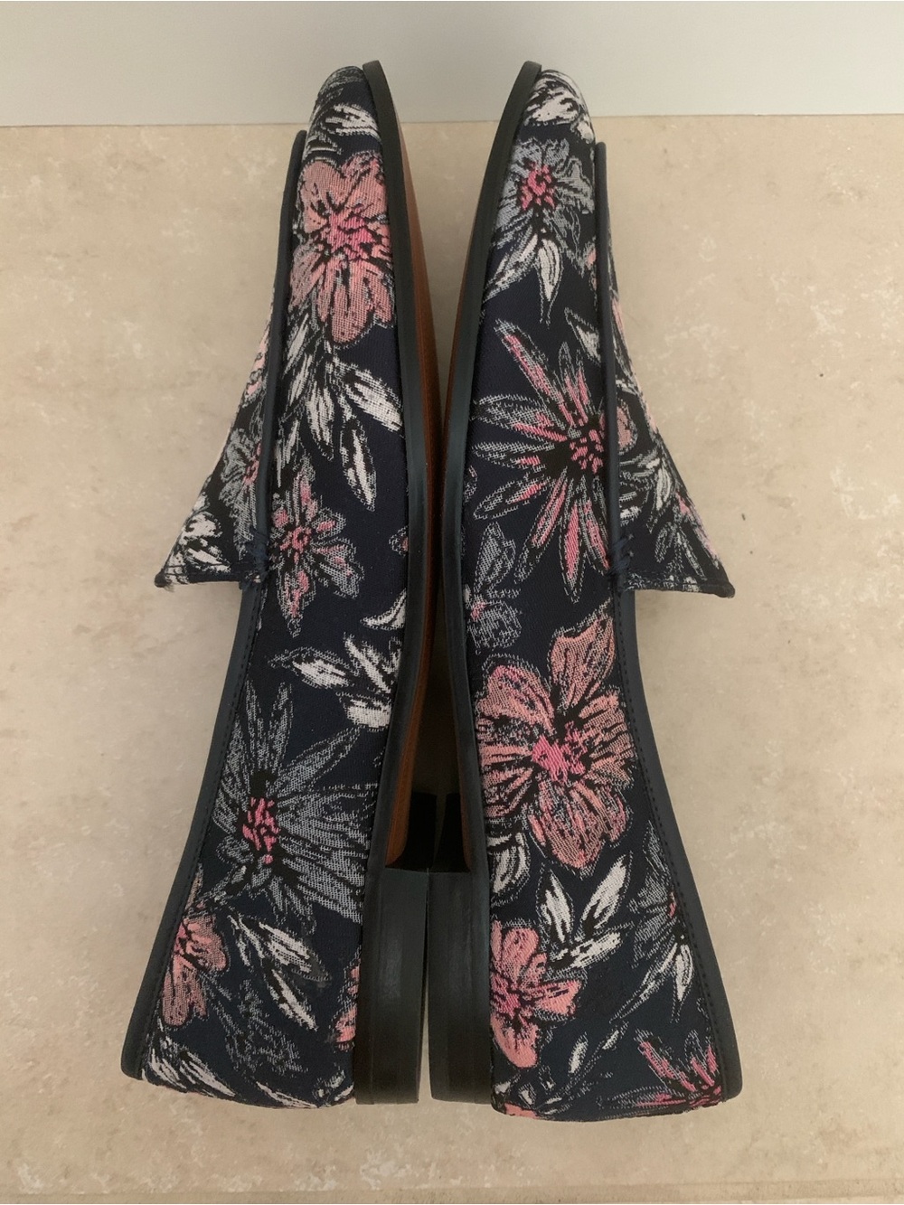 NWOB Sam Edelman Leon Secret Garden Jacquard Floral Loafers Flats Size 8M - Picture 6 of 8